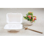 Caserola meniu mic Bio cu capac din trestie de zahar, 230*155*76 mm 50/set - imagine 6